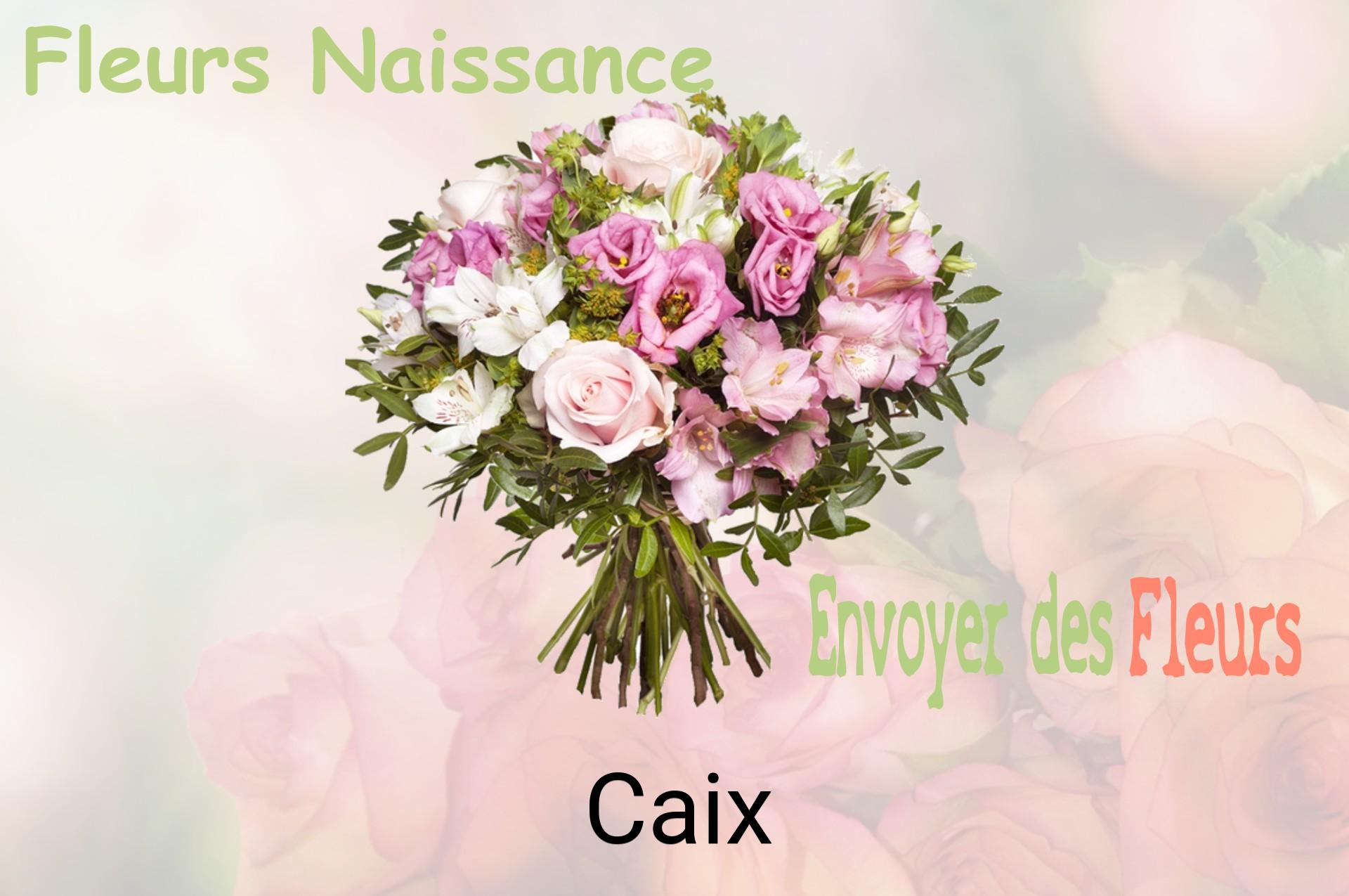 Bouquet de fleurs de naissance livré à Caix